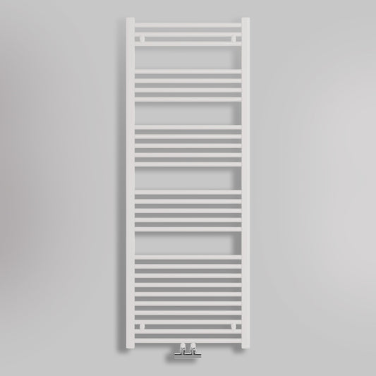 Grzejnik Łazienkowy Drabinkowy D50 - Biały - 1600x600mm, gładkie tło firmy Lazzarini