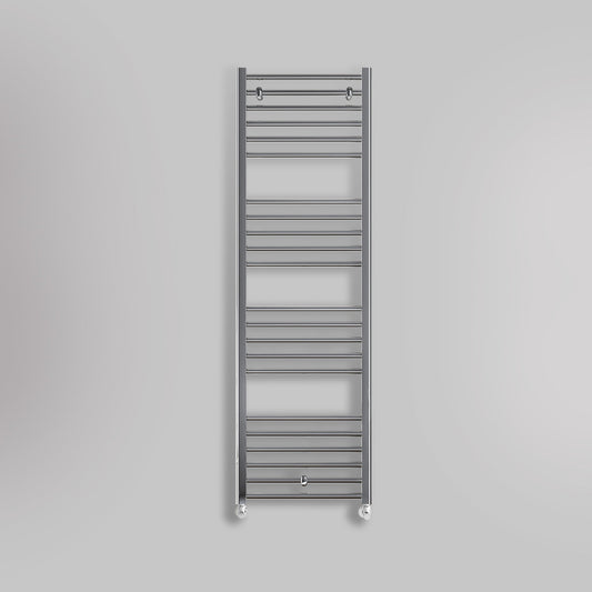 Grzejnik Łazienkowy Drabinkowy - Chrom - 1600x500mm, gładkie tło firmy Lazzarini