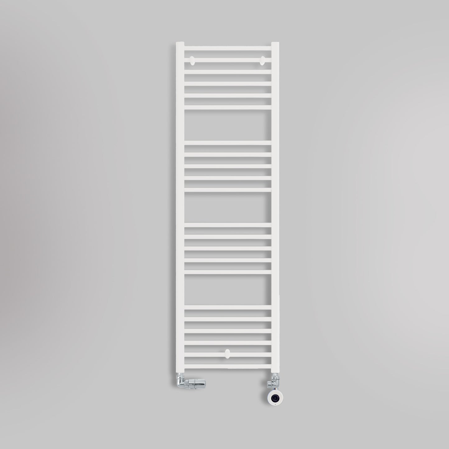 Grzejnik Łazienkowy Drabinkowy Wodno Elektryczny - Biały - 1600x500mm, hybrydowy grzejnik łazienkowy marki Lazzarini
