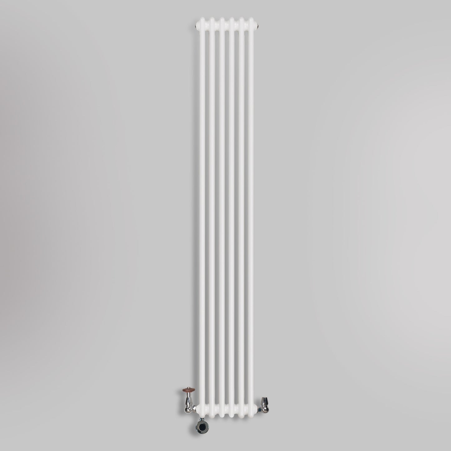 Grzejnik Wodno Elektryczny Dekoracyjny Pionowy - 3 Kolumnowy Biały - 1800x290mm, tradycyjny grzejnik hybrydowy firmy Empire