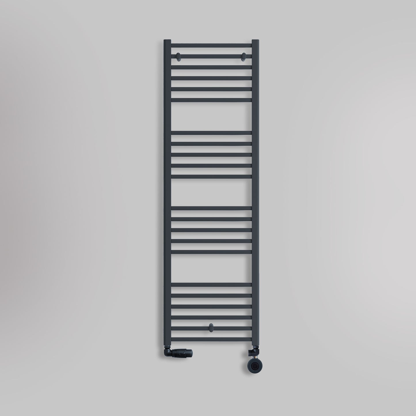 Grzejnik Łazienkowy Drabinkowy Wodno Elektryczny - Antracyt - 1600x500mm, hybrydowy grzejnik łazienkowy marki Lazzarini