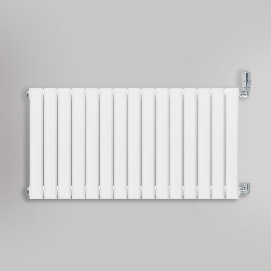 Grzejnik Ozdobny - Podwójny Panelowy Biały - 560x1050mm, gładkie tło