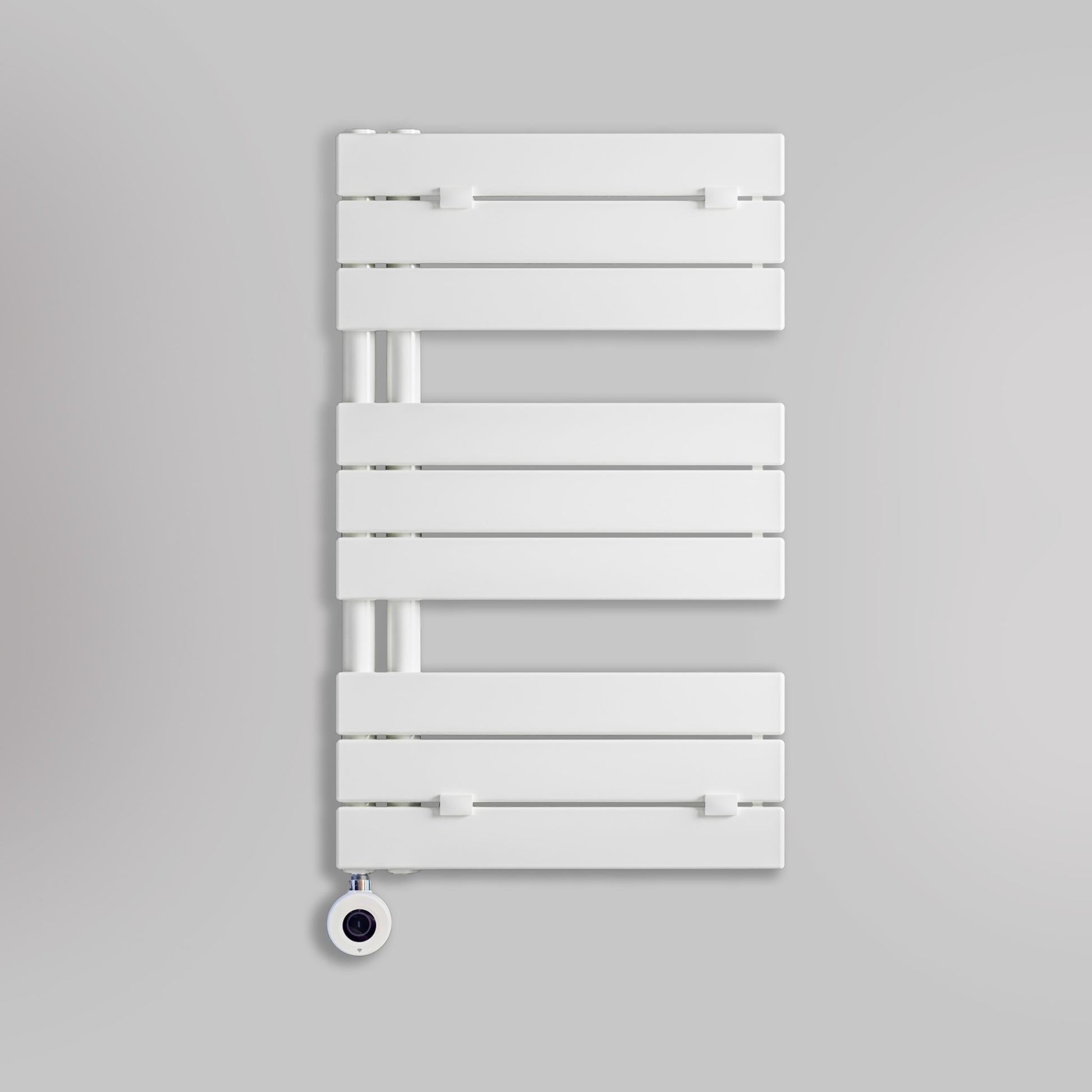 Grzejnik Łazienkowy Dekoracyjny Nowoczesny Elektryczny - Biały - 830x500mm, Elektryczny grzejnik łazienkowy - Lazzarini