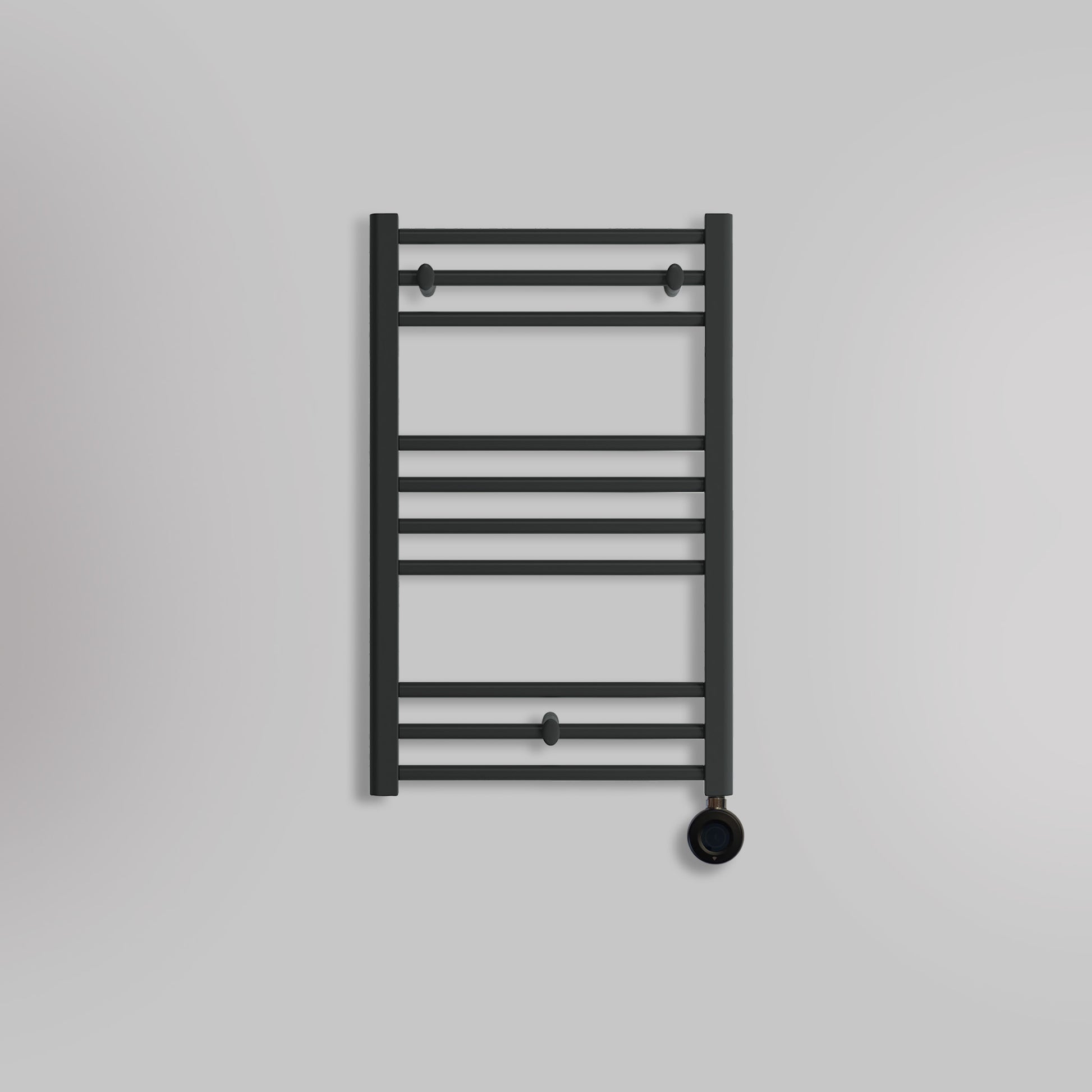 Grzejnik Łazienkowy Drabinkowy Elektryczny - Czarny - 800x500mm, Elektryczny grzejnik łazienkowy marki Lazzarini