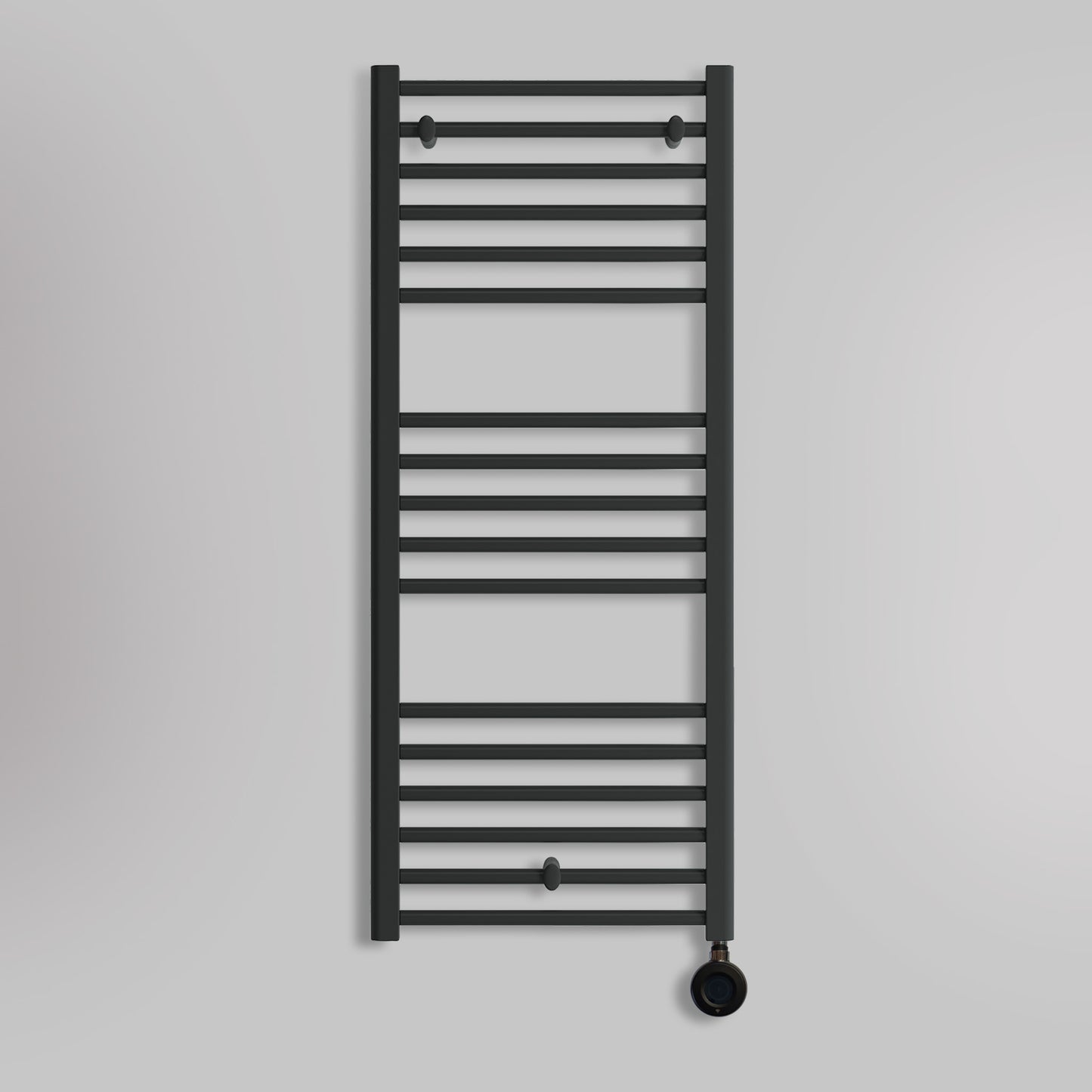 Grzejnik Łazienkowy Drabinkowy Elektryczny - Czarny - 1200x500mm, Elektryczny grzejnik łazienkowy marki Lazzarini