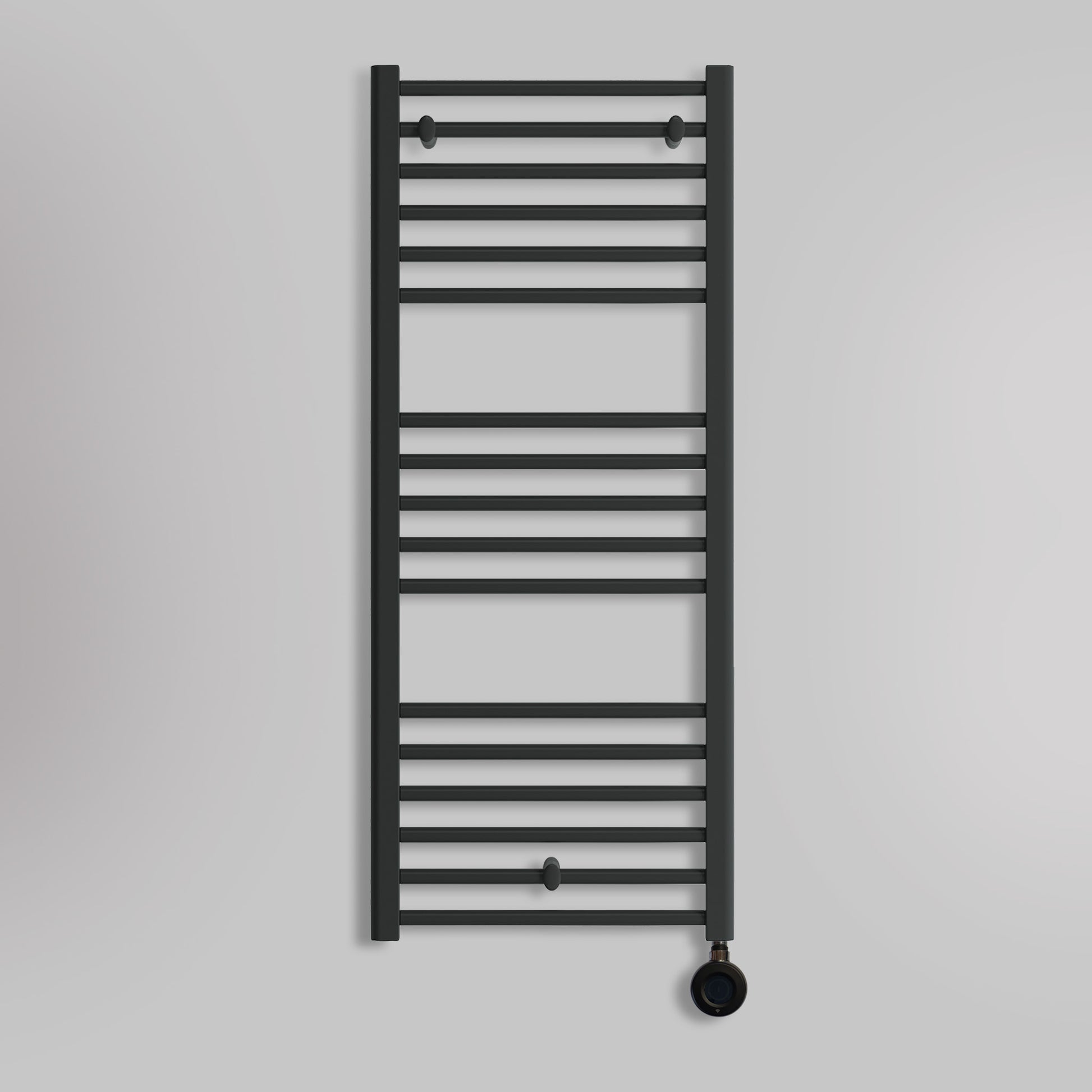Grzejnik Łazienkowy Drabinkowy Elektryczny - Czarny - 1200x500mm, Elektryczny grzejnik łazienkowy marki Lazzarini