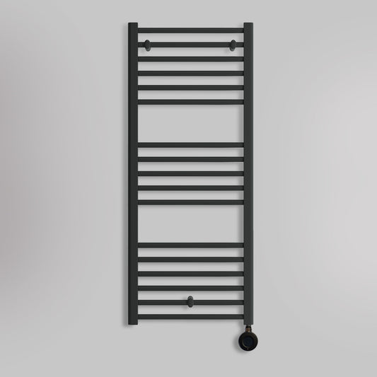 Grzejnik Łazienkowy Drabinkowy Elektryczny - Czarny - 1200x500mm, Elektryczny grzejnik łazienkowy marki Lazzarini