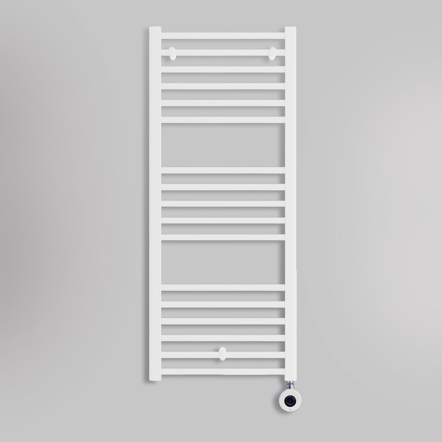 Grzejnik Łazienkowy Drabinkowy Elektryczny - Biały - 1200x500mm, Elektryczny grzejnik łazienkowy marki Lazzarini