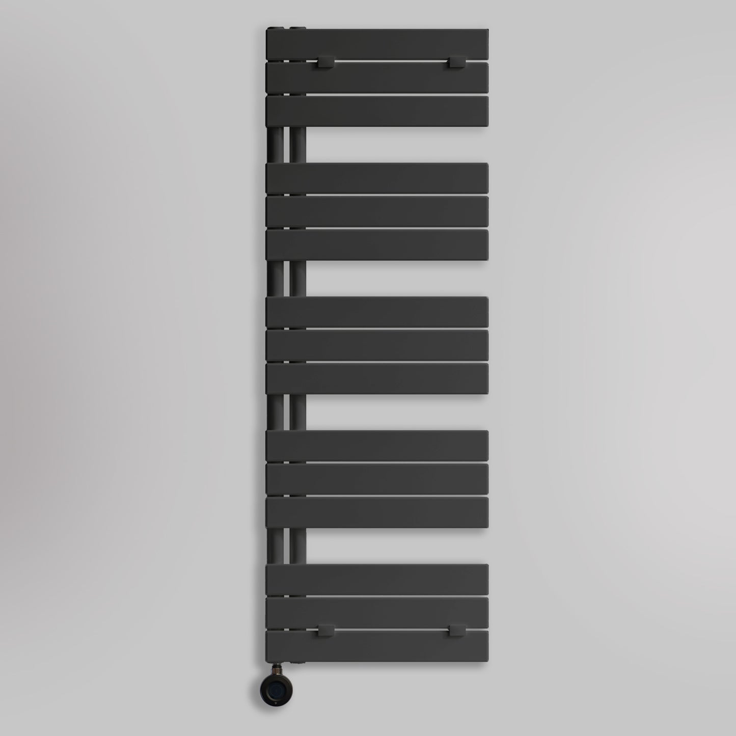 Grzejnik Łazienkowy Dekoracyjny Nowoczesny Elektryczny - Czarny - 1430x500mm, Elektryczny grzejnik łazienkowy - Lazzarini