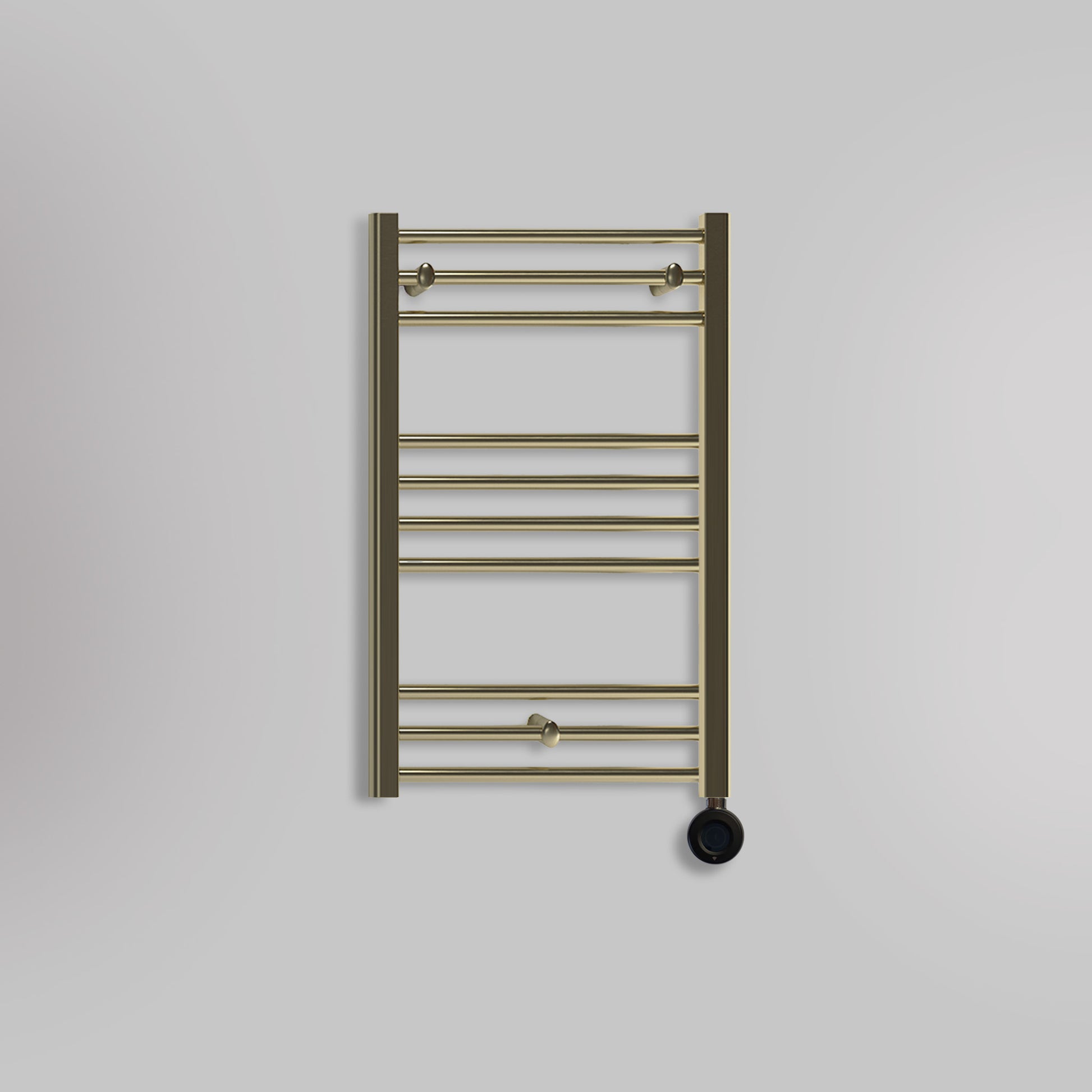 Grzejnik Łazienkowy Drabinkowy Elektryczny - Szczotkowane złoto - 800x500mm, Elektryczny grzejnik łazienkowy marki Lazzarini