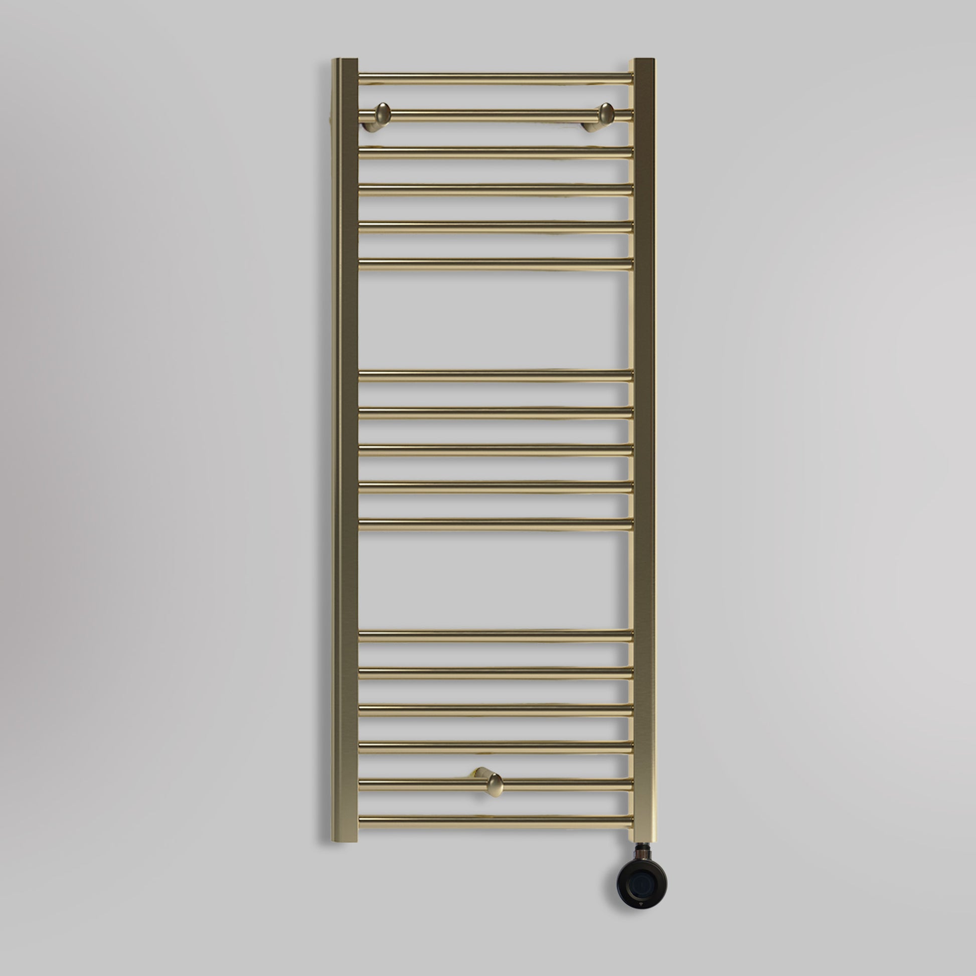 Grzejnik Łazienkowy Drabinkowy Elektryczny - Szczotkowane złoto - 1200x500mm, Elektryczny grzejnik łazienkowy marki Lazzarini