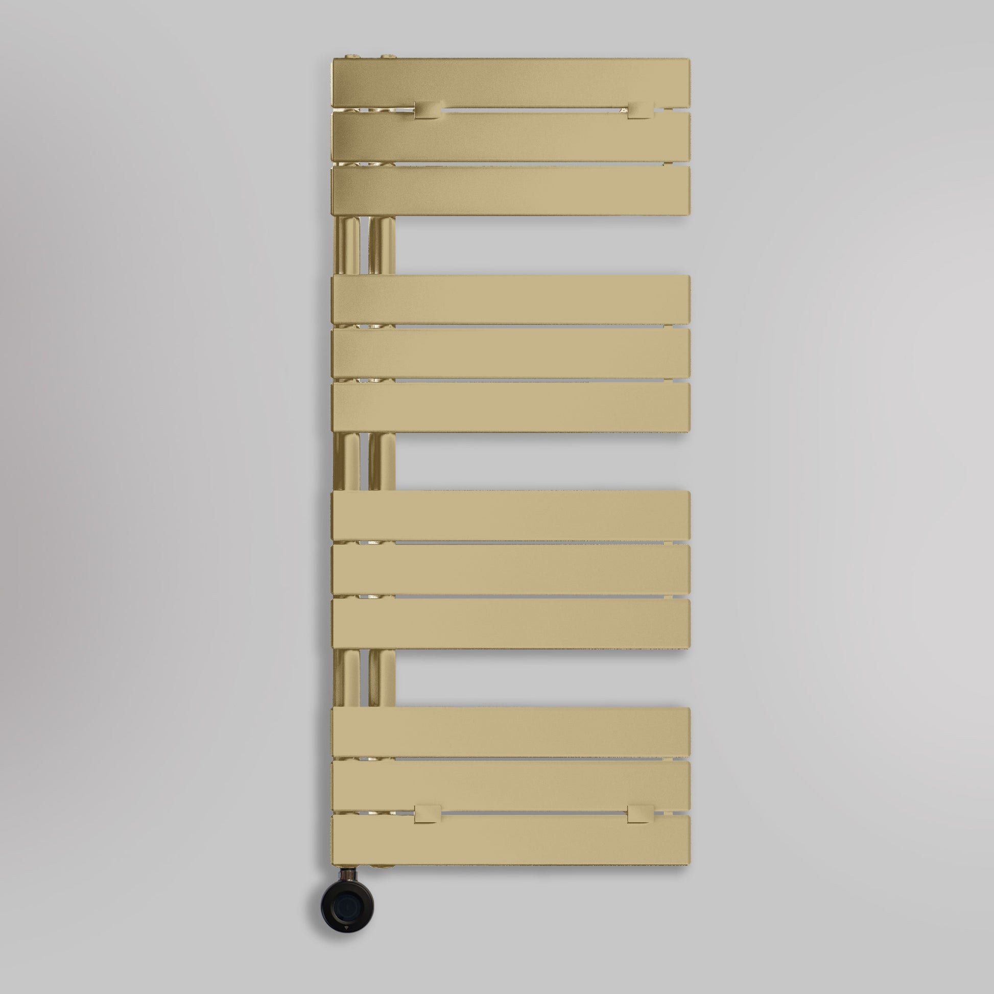 Grzejnik Łazienkowy Dekoracyjny Nowoczesny Elektryczny - Szczotkowane złoto - 1130x500mm, Elektryczny grzejnik łazienkowy - Lazzarini