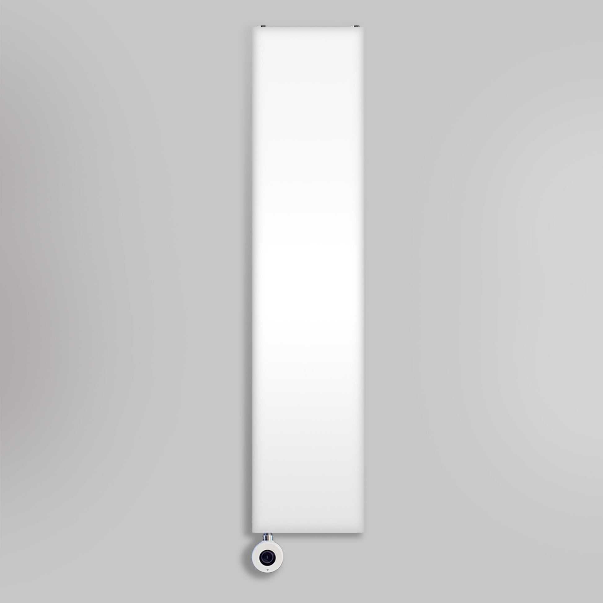 Grzejnik Elektryczny Dekoracyjny Pionowy - Płaski Panelowy Biały - 1800x400mm, elektryczny grzejnik pokojowy firmy Heissmann