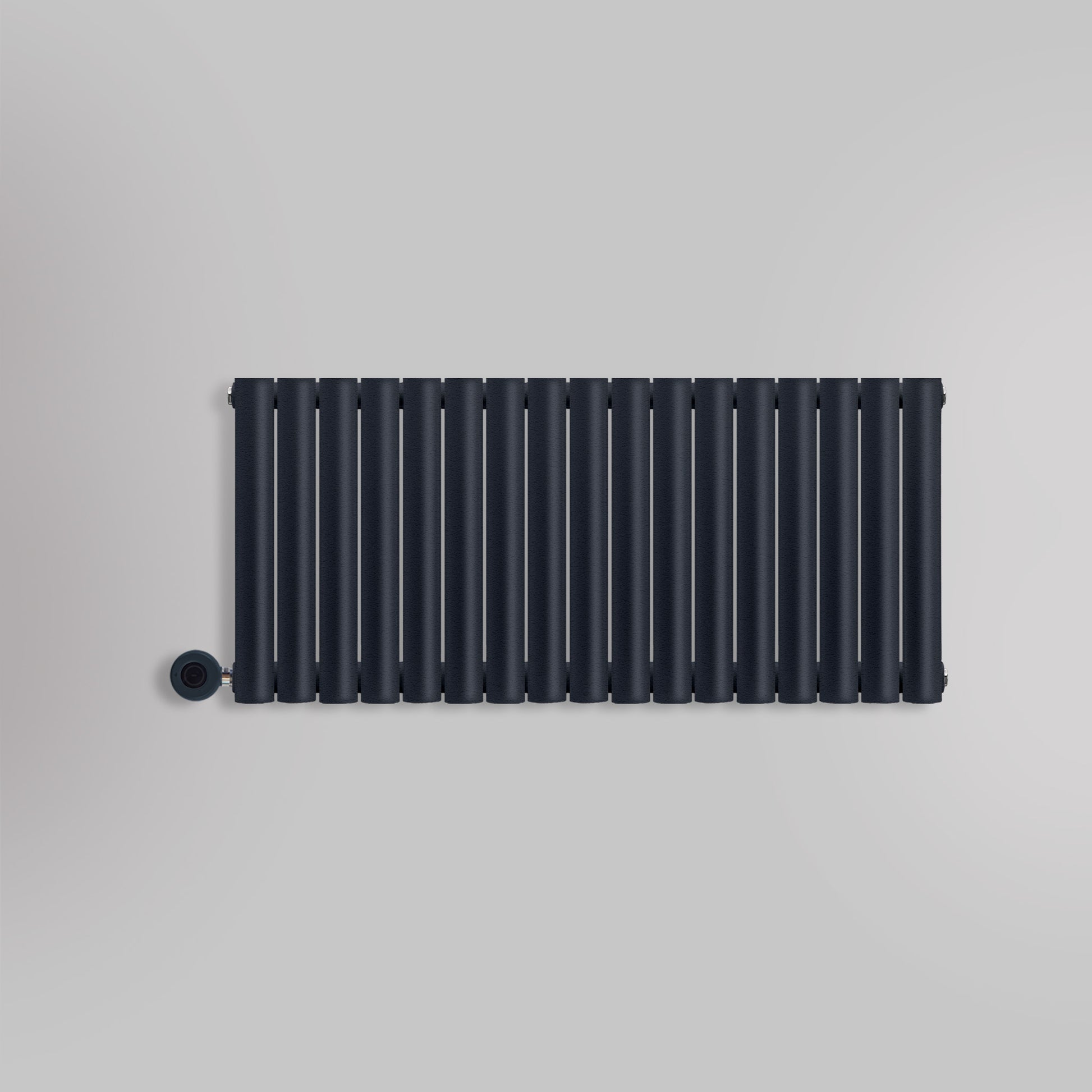 Grzejnik Elektryczny Dekoracyjny - Owalny Kolumnowy Antracytowy - 545x1003mm, elektryczny grzejnik pokojowy firmy Heissmann