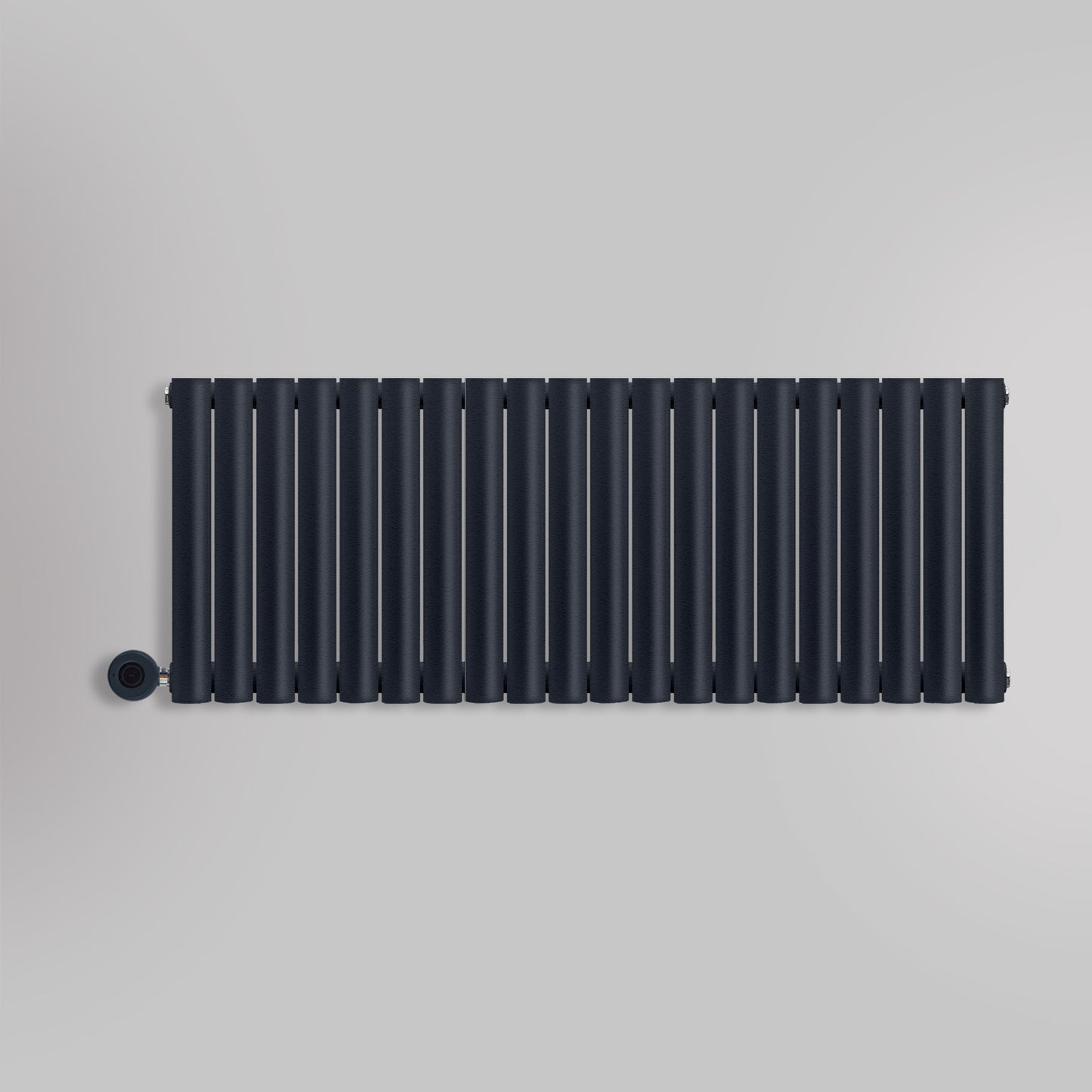 Grzejnik Elektryczny Dekoracyjny - Owalny Kolumnowy Antracytowy - 545x1180mm, elektryczny grzejnik pokojowy firmy Heissmann