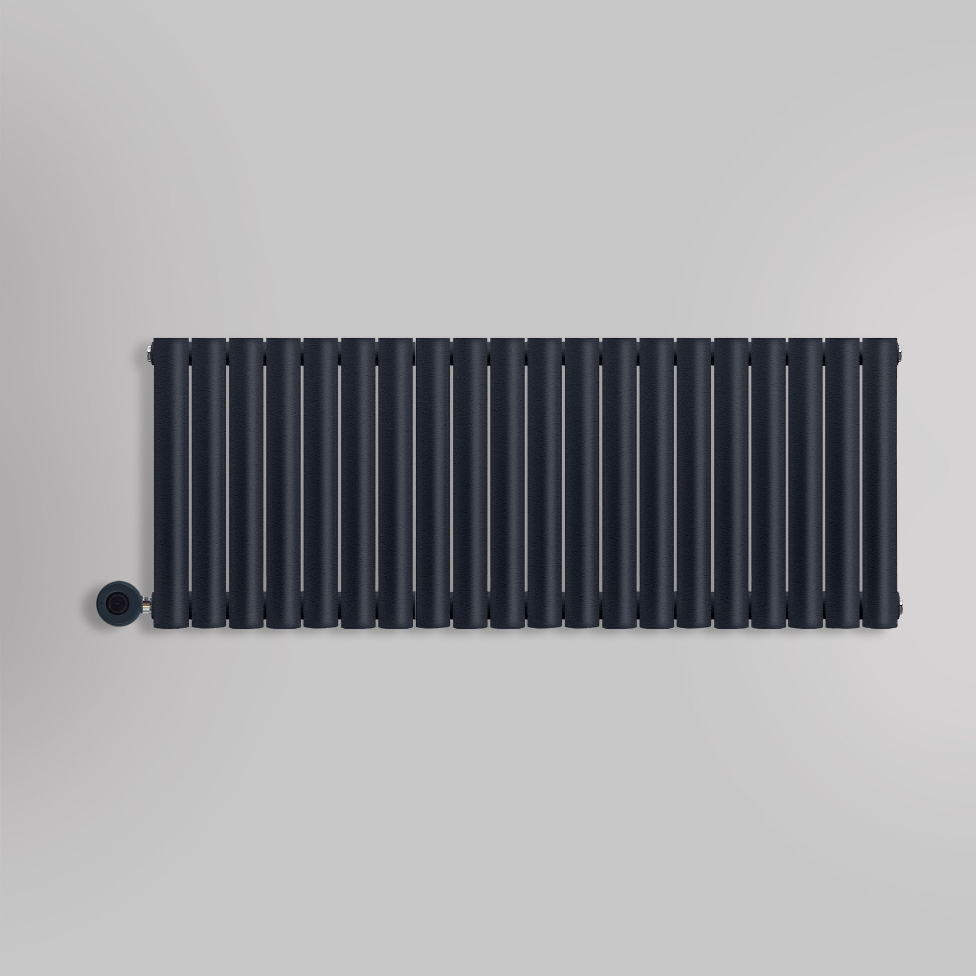 Grzejnik Elektryczny Dekoracyjny - Owalny Kolumnowy Antracytowy - 545x1180mm, elektryczny grzejnik pokojowy firmy Heissmann