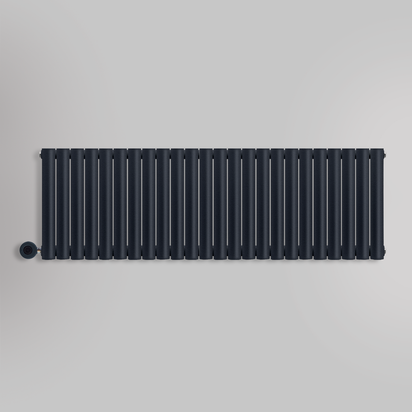 Grzejnik Elektryczny Dekoracyjny - Owalny Kolumnowy Antracytowy - 545x1416mm, elektryczny grzejnik pokojowy firmy Heissmann