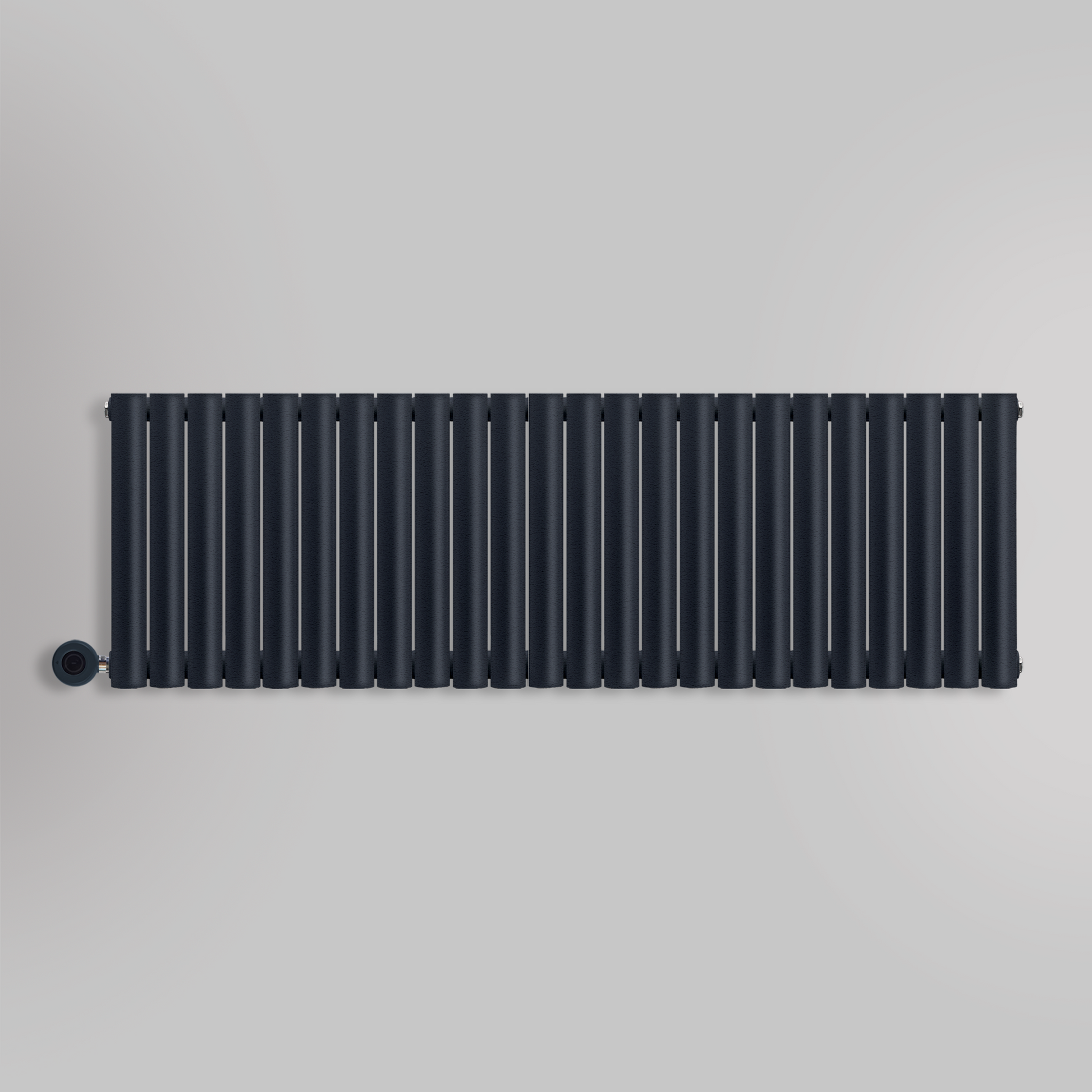 Grzejnik Elektryczny Dekoracyjny - Owalny Kolumnowy Antracytowy - 545x1416mm, elektryczny grzejnik pokojowy firmy Heissmann