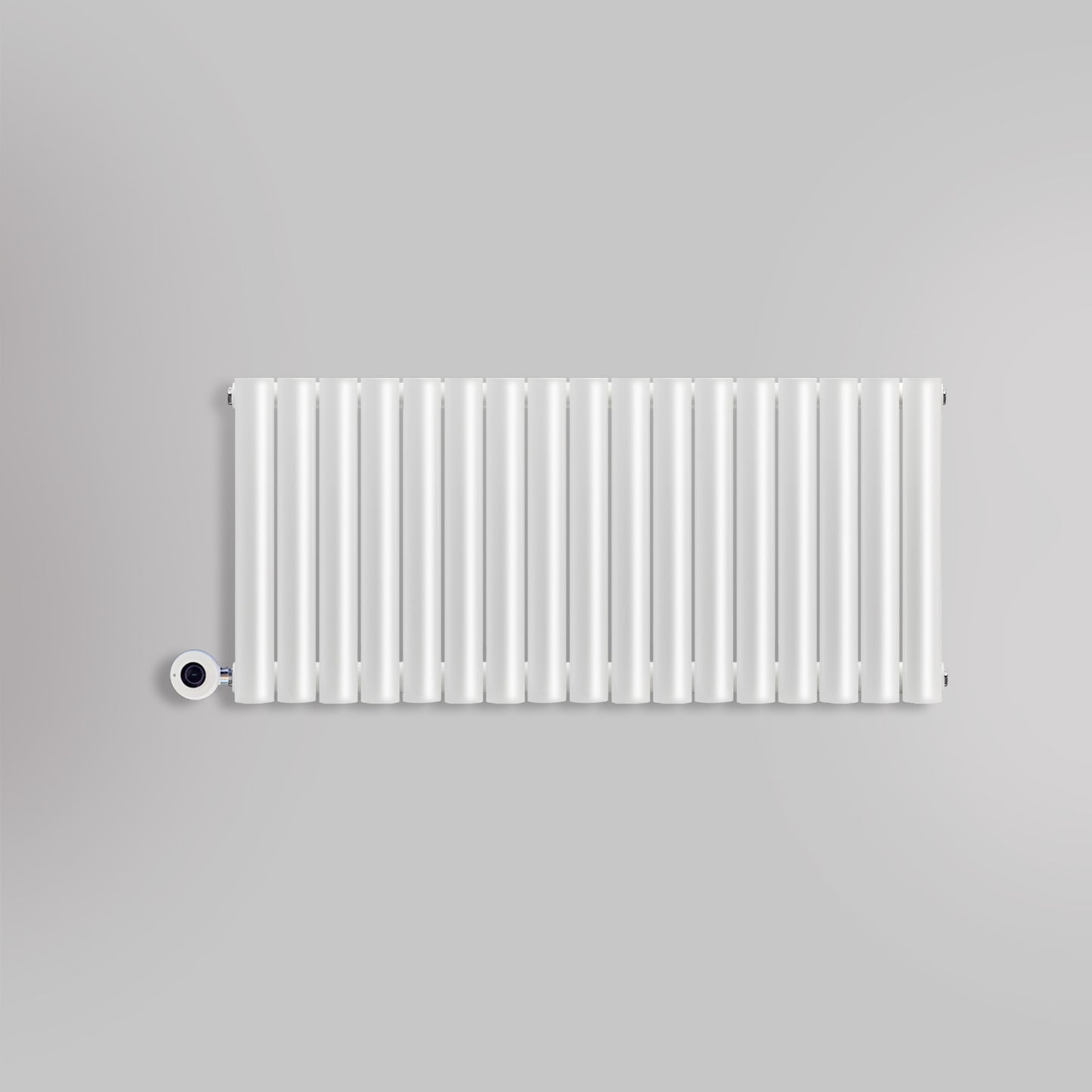 Grzejnik Elektryczny Dekoracyjny - Owalny Kolumnowy Biały - 545x1003mm, elektryczny grzejnik pokojowy firmy Heissmann