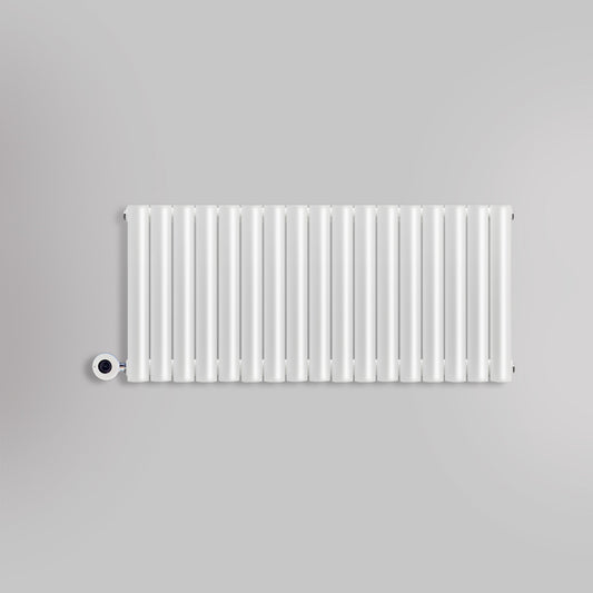 Grzejnik Elektryczny Dekoracyjny - Owalny Kolumnowy Biały - 545x1003mm, elektryczny grzejnik pokojowy firmy Heissmann