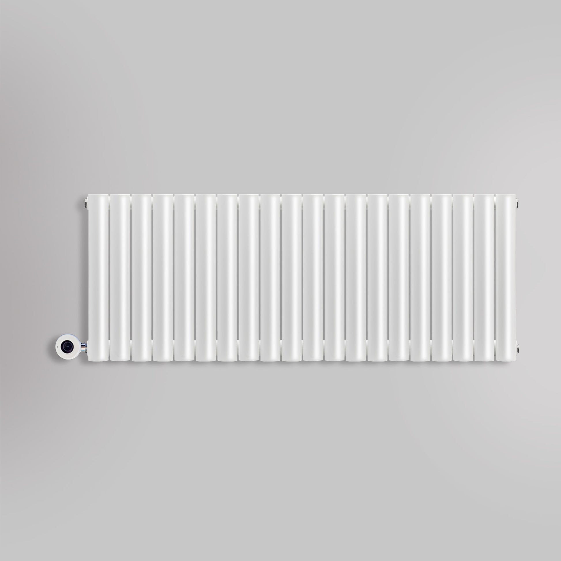 Grzejnik Elektryczny Dekoracyjny - Owalny Kolumnowy Biały - 545x1180mm, elektryczny grzejnik pokojowy firmy Heissmann