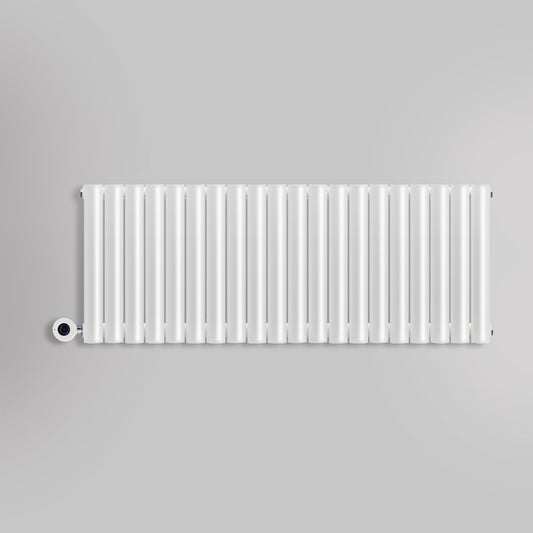 Grzejnik Elektryczny Dekoracyjny - Owalny Kolumnowy Biały - 545x1180mm, elektryczny grzejnik pokojowy firmy Heissmann