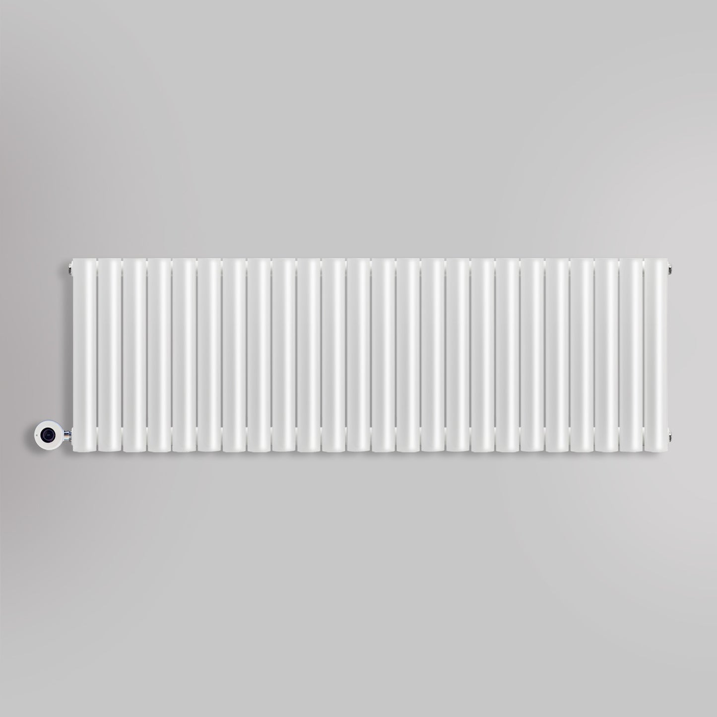 Grzejnik Elektryczny Dekoracyjny - Owalny Kolumnowy Biały - 545x1416mm, elektryczny grzejnik pokojowy firmy Heissmann