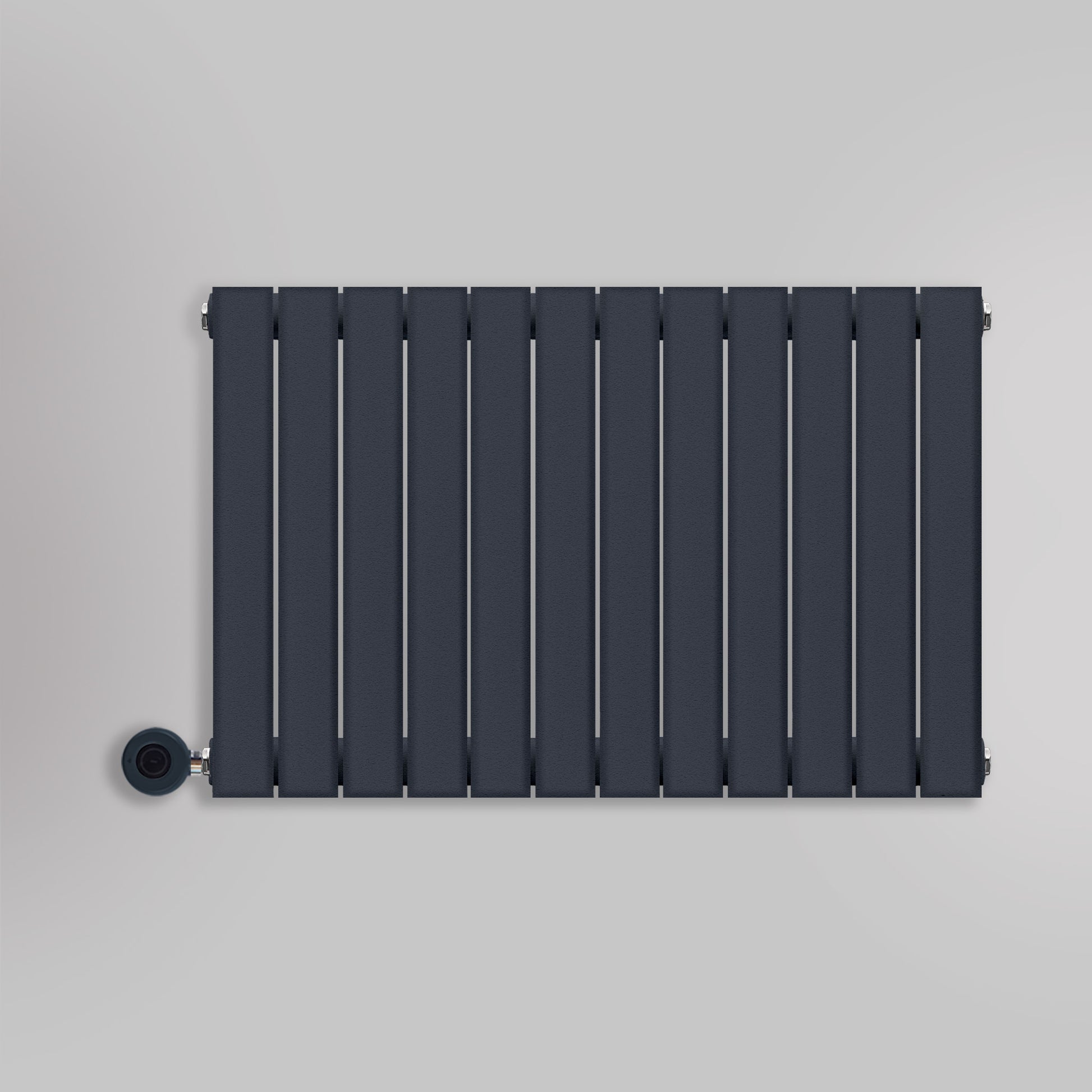 Grzejnik Elektryczny Ozdobny - Podwójny Panelowy Antracytowy - 560x840mm, elektryczny grzejnik pokojowy firmy Heissmann