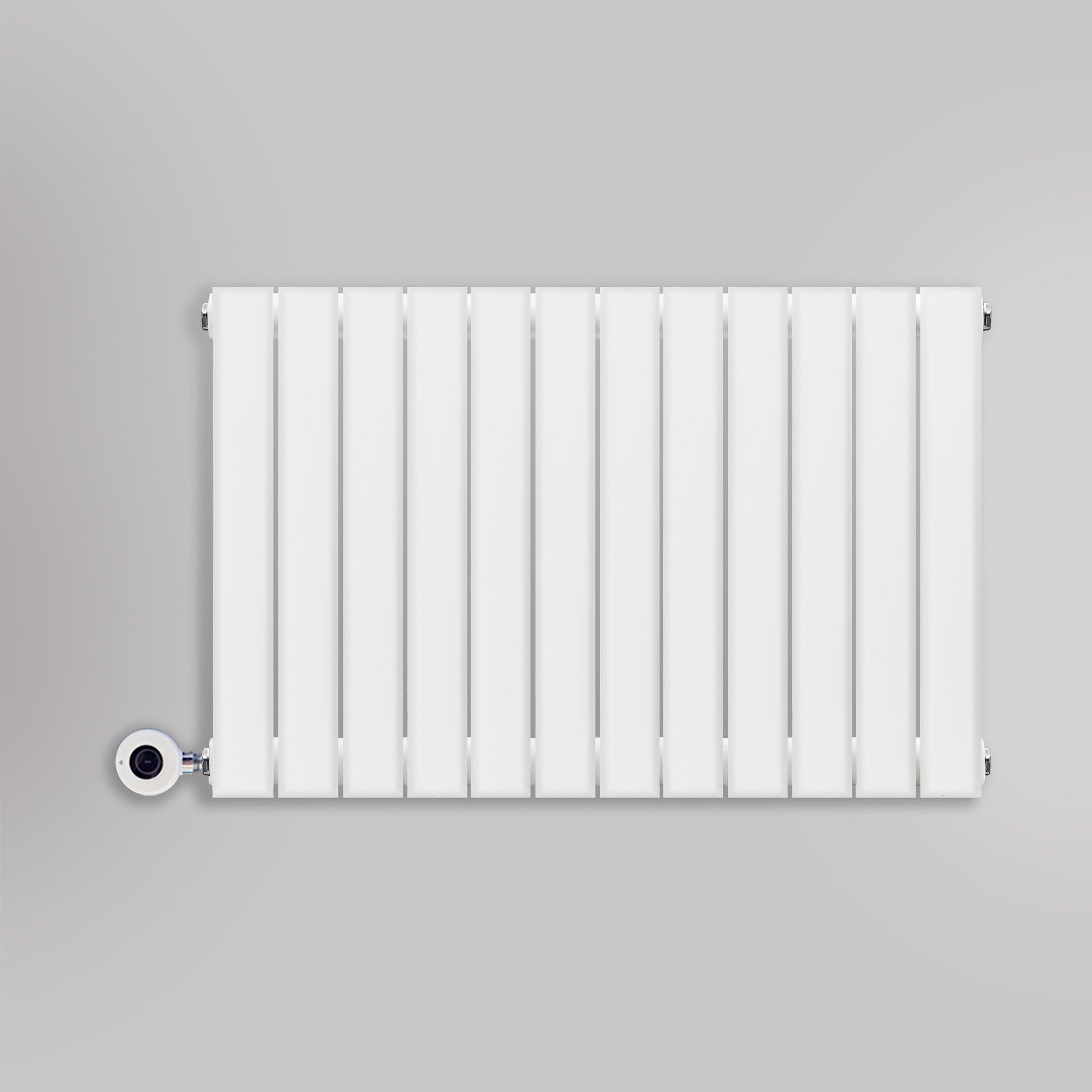 Grzejnik Elektryczny Ozdobny - Podwójny Panelowy Biały - 560x840mm, elektryczny grzejnik pokojowy firmy Heissmann