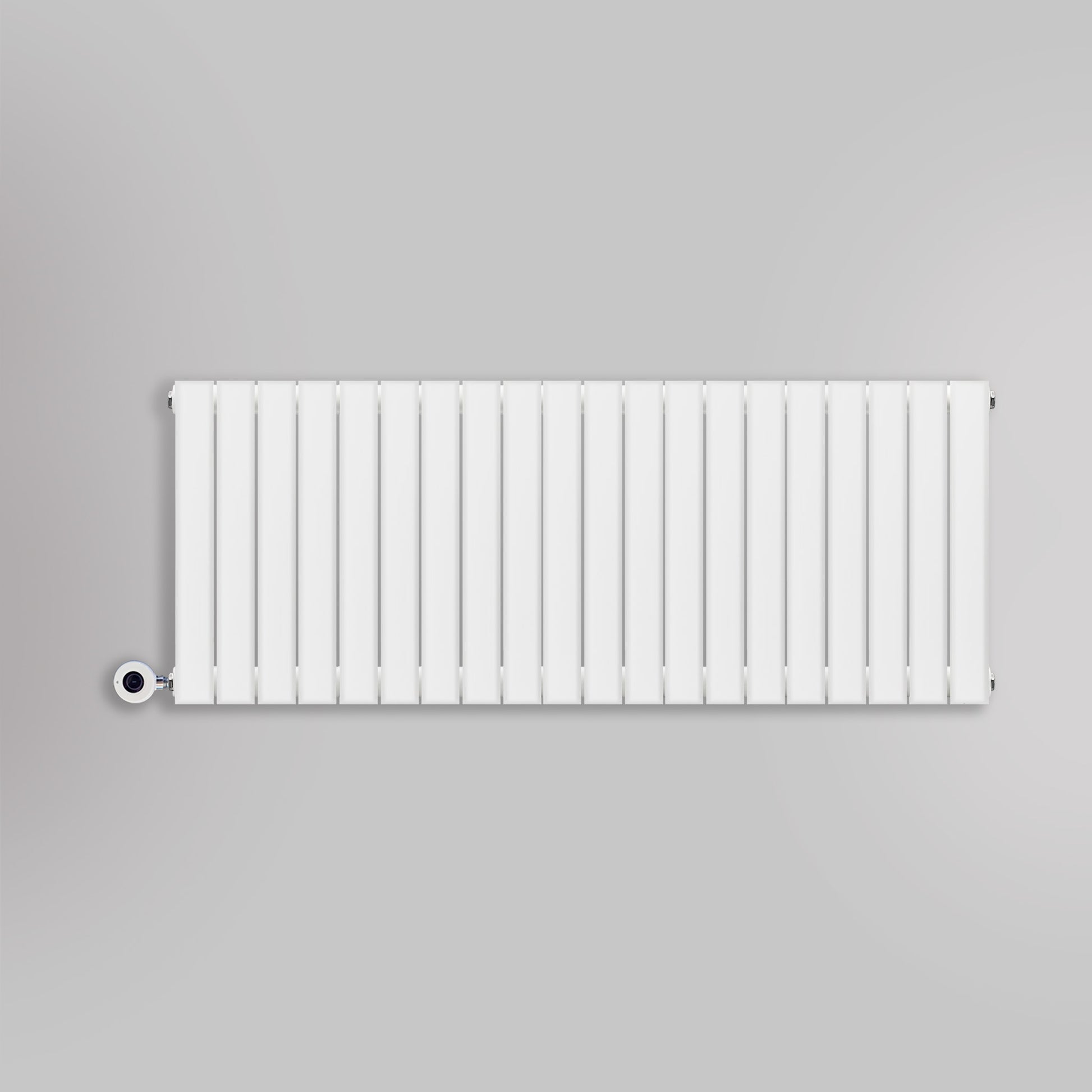 Grzejnik Elektryczny Ozdobny - Podwójny Panelowy Biały - 560x1400mm, elektryczny grzejnik pokojowy firmy Heissmann