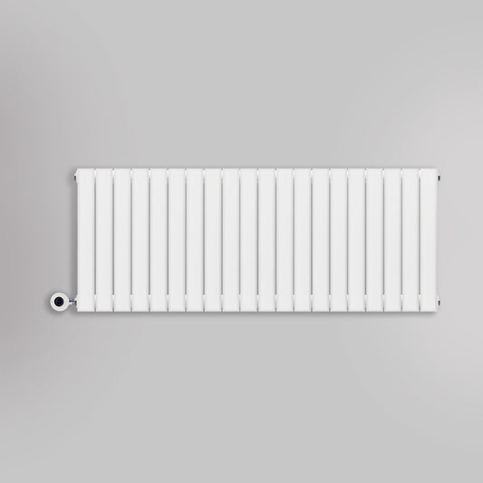 Grzejnik Elektryczny Ozdobny - Podwójny Panelowy Biały - 560x1400mm, elektryczny grzejnik pokojowy firmy Heissmann