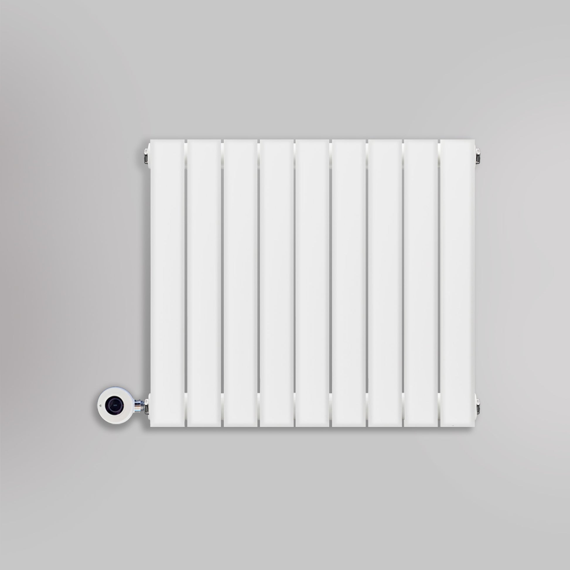 Grzejnik Elektryczny Ozdobny - Podwójny Panelowy Biały - 560x630mm, elektryczny grzejnik pokojowy firmy Heissmann