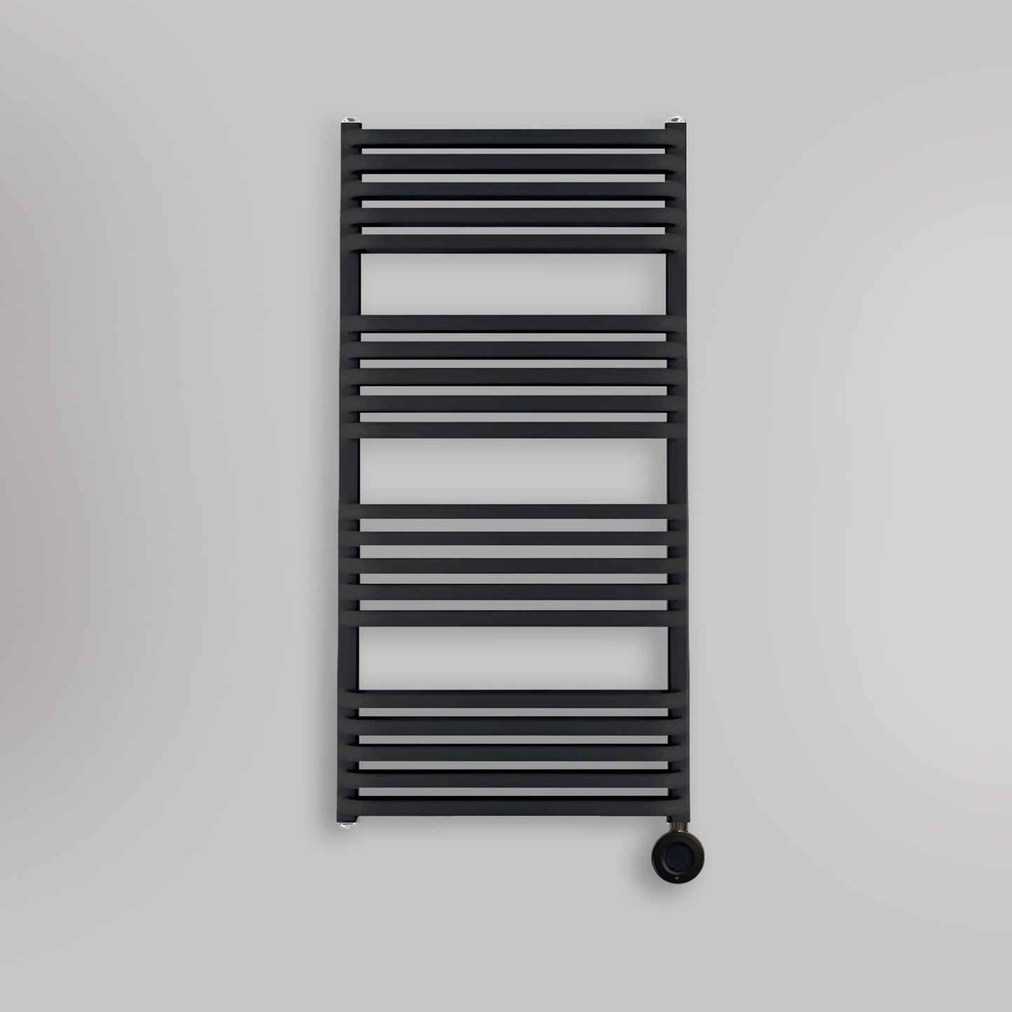 Grzejnik Łazienkowy Elektryczny - Podwójny Czarny - 1000x500mm, elektryczny grzejnik łazienkowy firmy Heissmann