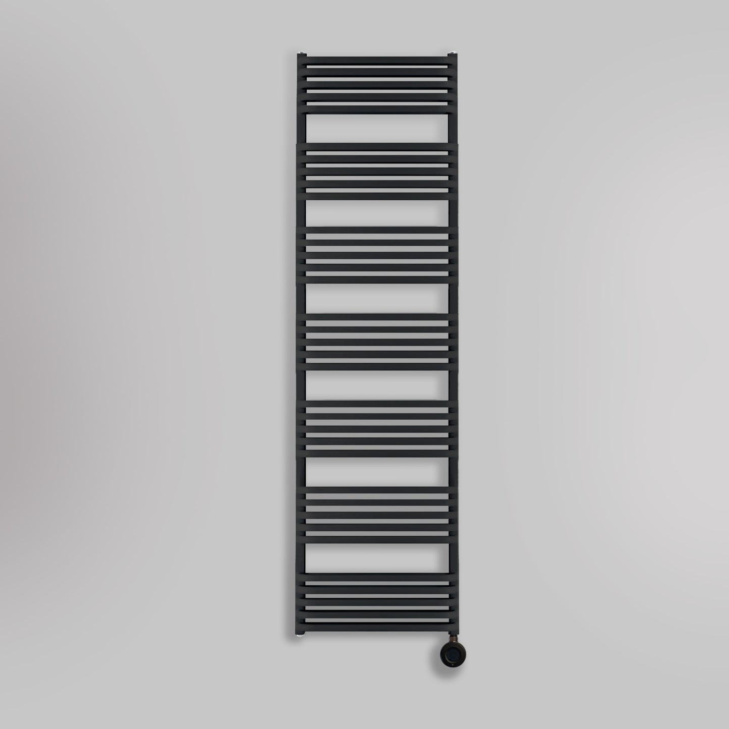 Grzejnik Łazienkowy Elektryczny - Podwójny Czarny - 1800x500mm, elektryczny grzejnik łazienkowy firmy Heissmann