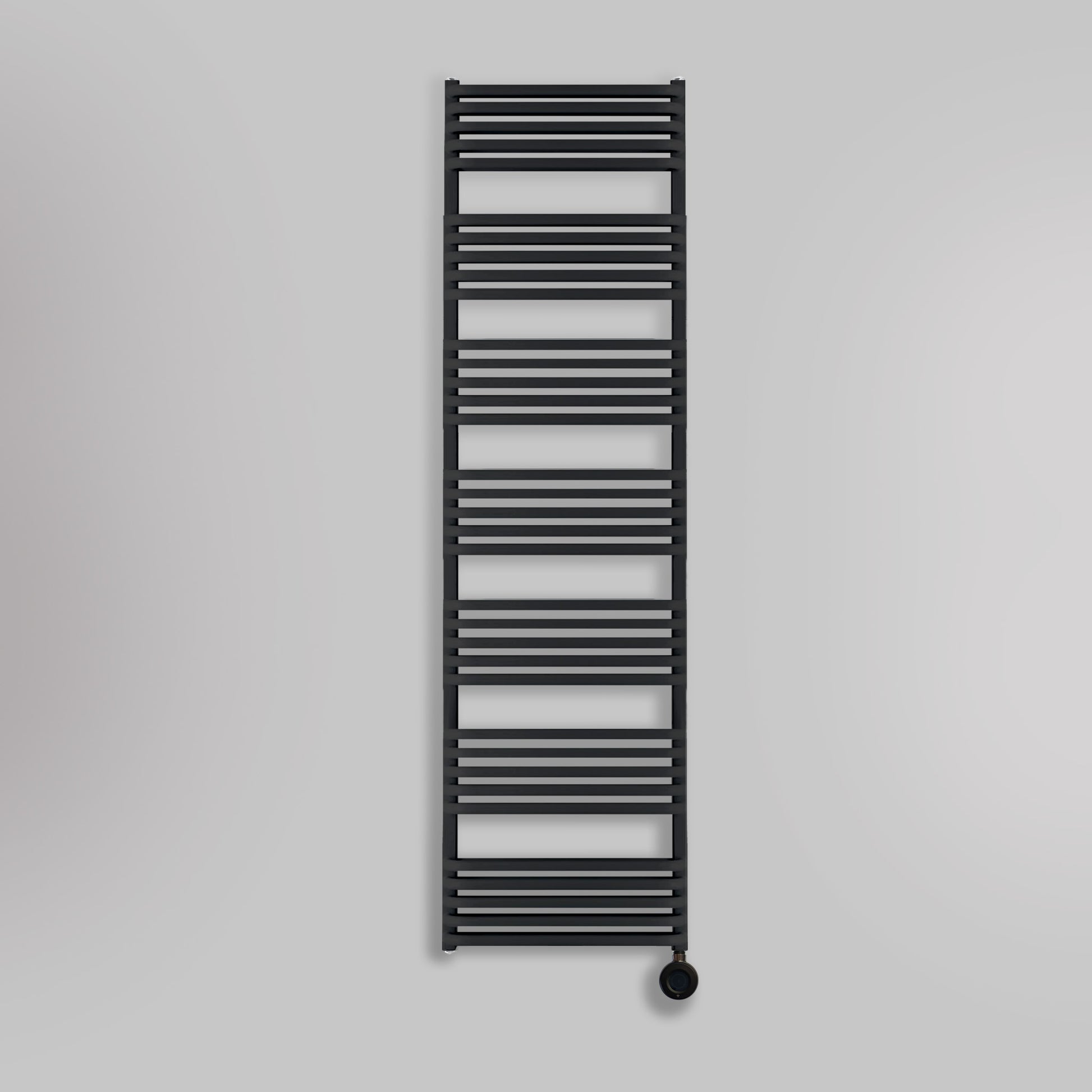 Grzejnik Łazienkowy Elektryczny - Podwójny Czarny - 1800x500mm, elektryczny grzejnik łazienkowy firmy Heissmann