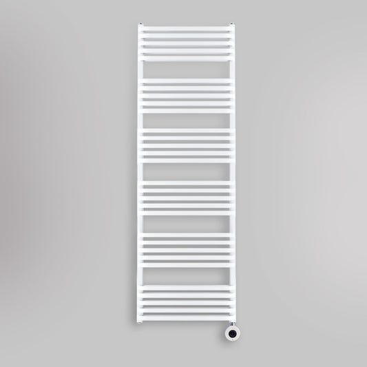 Grzejnik Łazienkowy Elektryczny - Podwójny Biały - 1533x500mm, elektryczny grzejnik łazienkowy firmy Heissmann