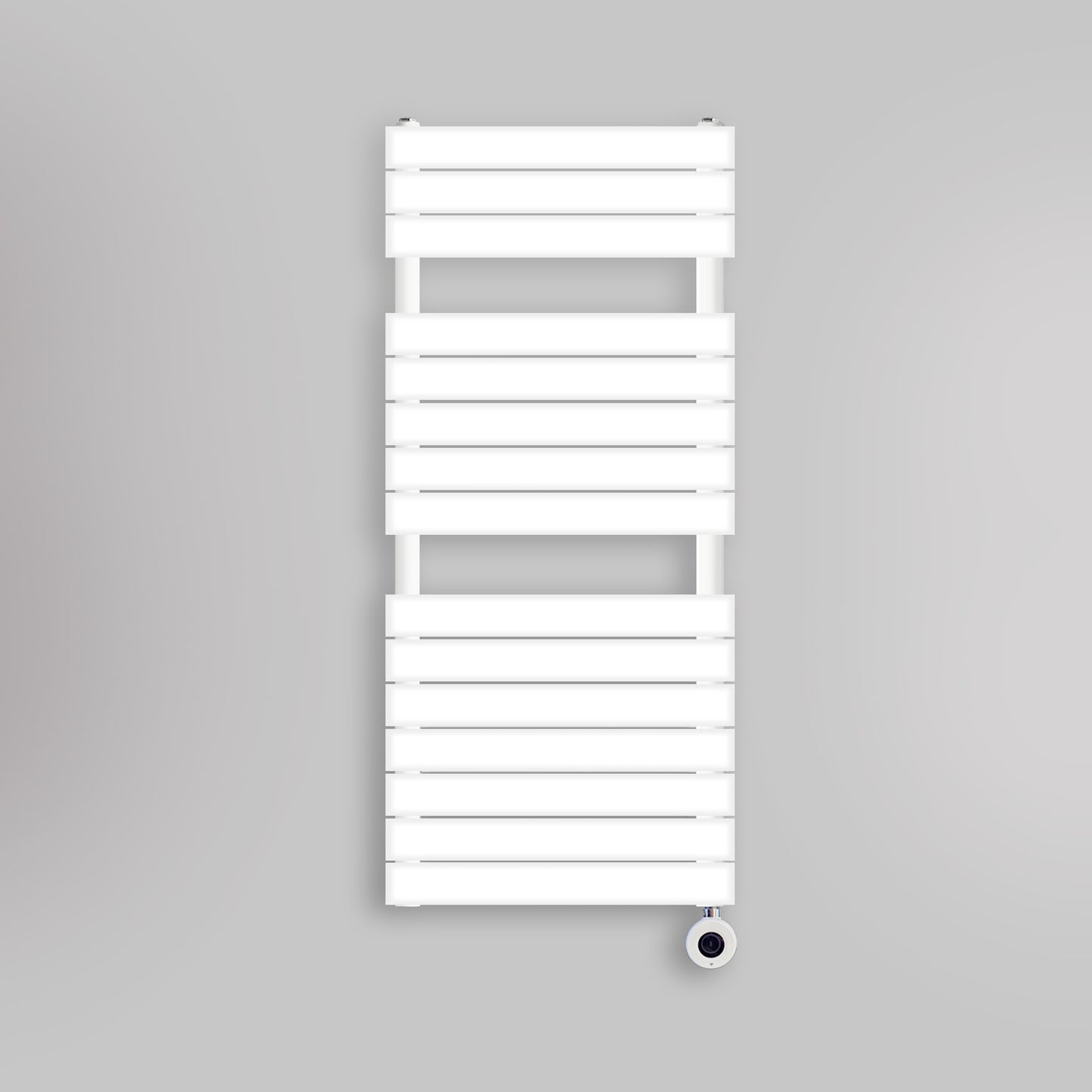 Grzejnik Elektryczny Łazienkowy Nowoczesny - Biały - 1156x500mm, elektryczny grzejnik łazienkowy firmy Heissmann