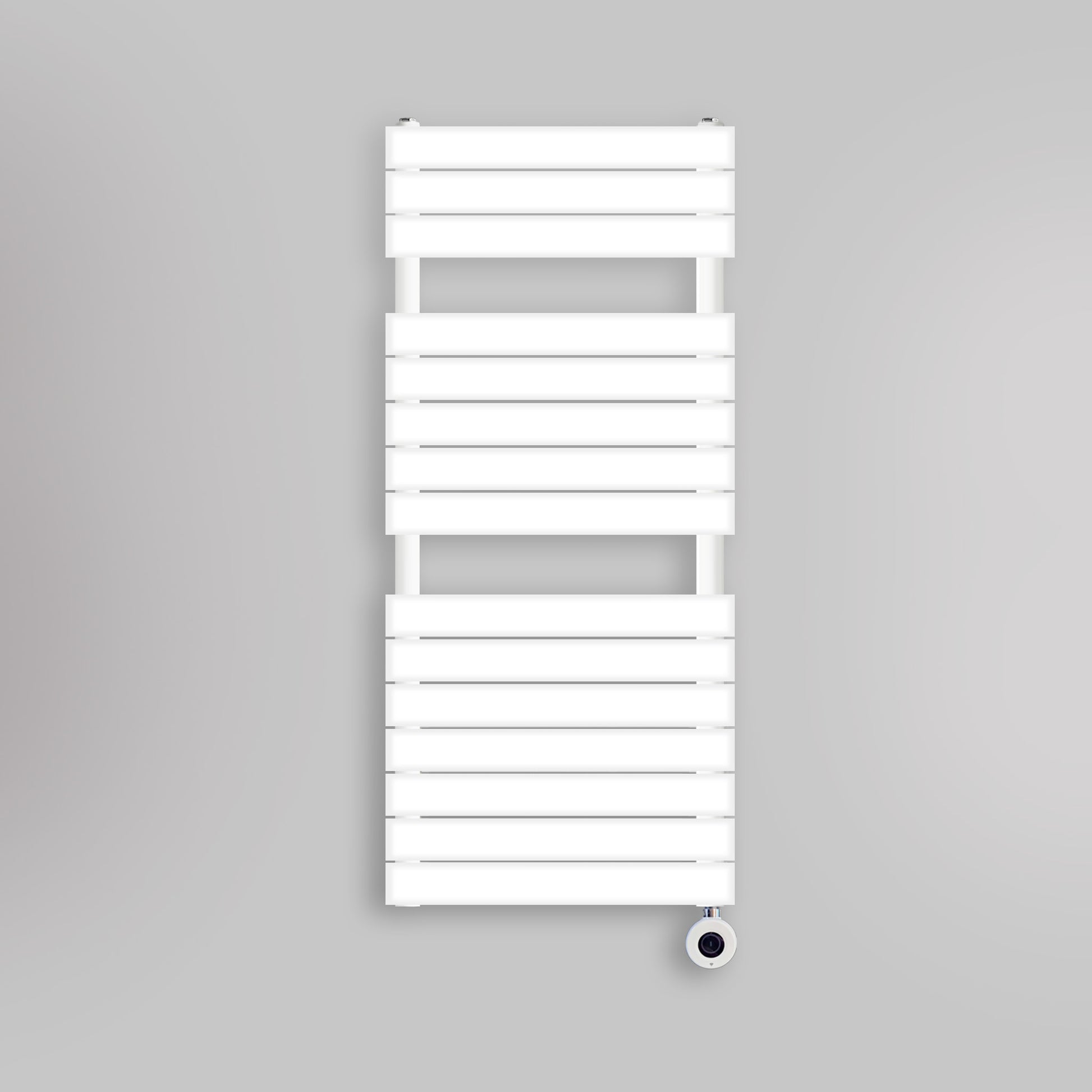 Grzejnik Elektryczny Łazienkowy Nowoczesny - Biały - 1156x500mm, elektryczny grzejnik łazienkowy firmy Heissmann