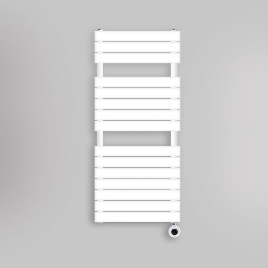 Grzejnik Elektryczny Łazienkowy Nowoczesny - Biały - 1156x500mm, elektryczny grzejnik łazienkowy firmy Heissmann