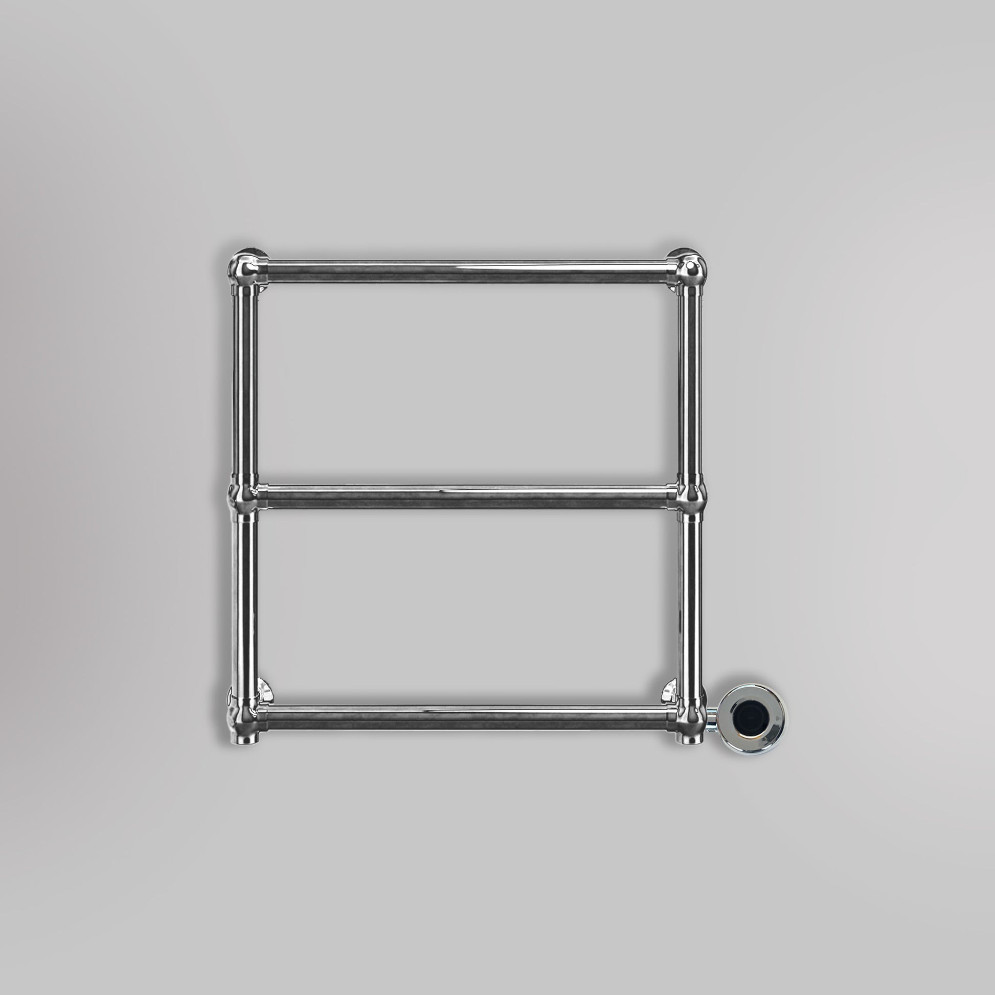Grzejnik Łazienkowy Tradycyjny Dekoracyjny Elektryczny - Chrom - 680x673mm, Elektryczny grzejnik łazienkowy marki Empire