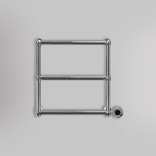 Grzejnik Łazienkowy Tradycyjny Dekoracyjny Elektryczny - Chrom - 680x673mm, Elektryczny grzejnik łazienkowy marki Empire