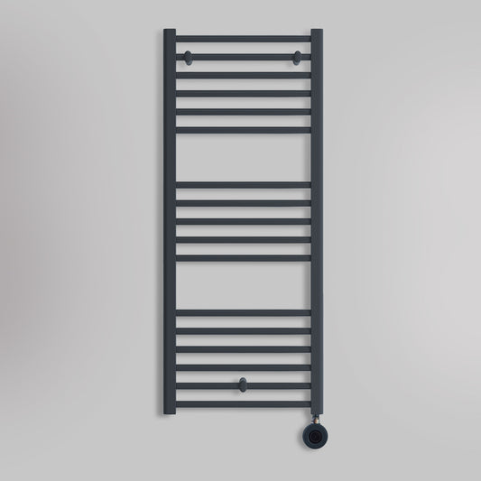 Grzejnik Łazienkowy Drabinkowy Elektryczny - Antracyt - 1200x500mm, Elektryczny grzejnik łazienkowy marki Lazzarini