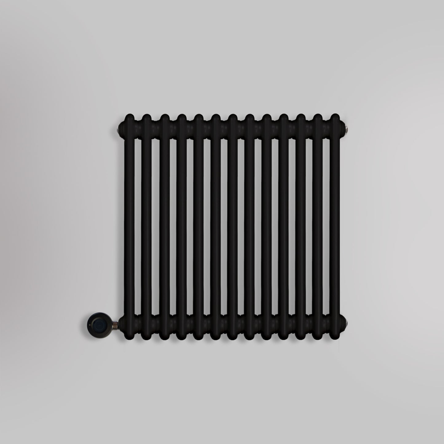 Grzejnik Elektryczny Dekoracyjny - 2 Kolumnowy Czarny - 576x605mm, Elektryczny grzejnik pokojowy firmy Empire