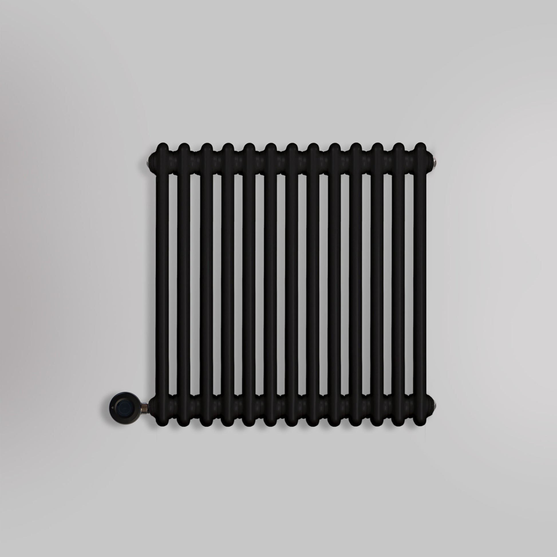 Grzejnik Elektryczny Dekoracyjny - 2 Kolumnowy Czarny - 576x605mm, Elektryczny grzejnik pokojowy firmy Empire