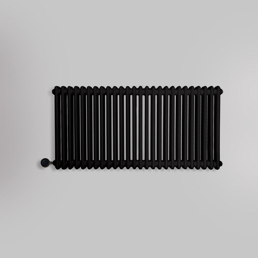 Grzejnik Elektryczny Dekoracyjny - 2 Kolumnowy Czarny - 576x1190mm, Elektryczny grzejnik pokojowy firmy Empire