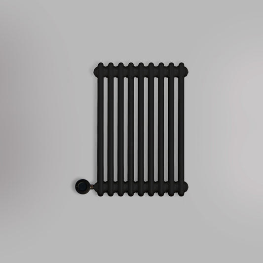 Grzejnik Elektryczny Dekoracyjny - 2 Kolumnowy Czarny - 576x425mm, Elektryczny grzejnik pokojowy firmy Empire