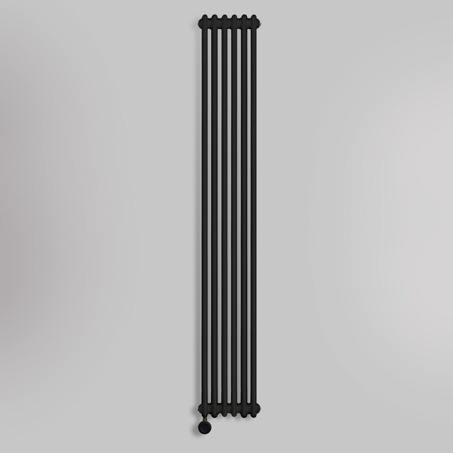 Grzejnik Elektryczny Dekoracyjny Pionowy - 3 Kolumnowy Czarny - 1800x290mm, Elektryczny grzejnik pokojowy firmy Empire