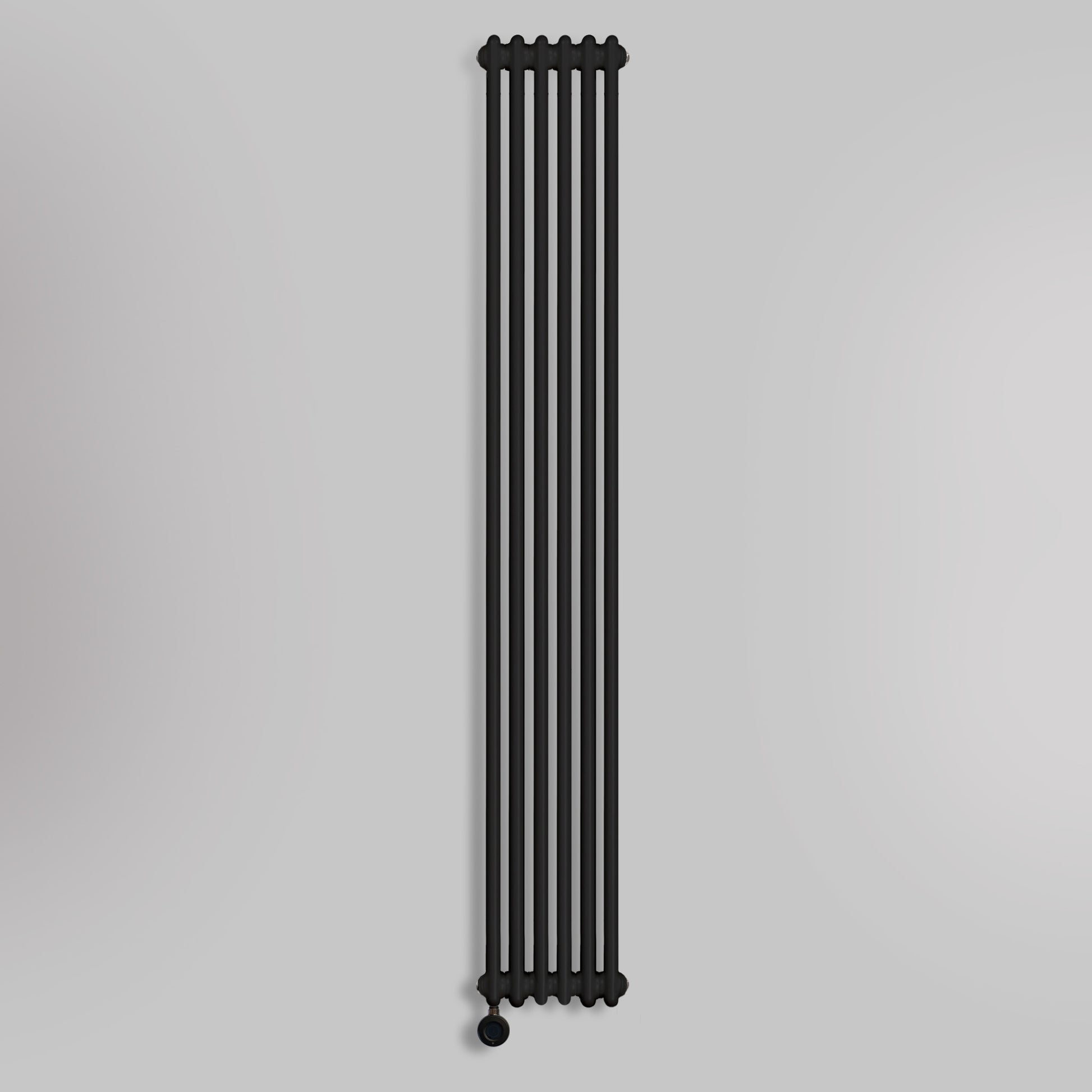 Grzejnik Elektryczny Dekoracyjny Pionowy - 3 Kolumnowy Czarny - 1800x290mm, Elektryczny grzejnik pokojowy firmy Empire