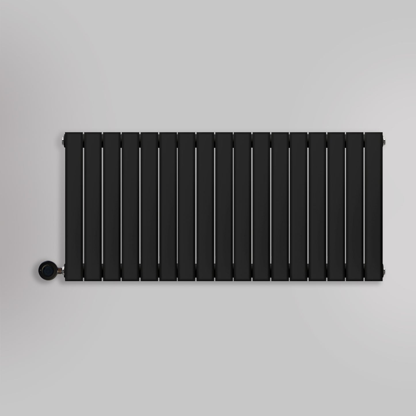 Grzejnik Elektryczny Ozdobny - Podwójny Panelowy Czarny - 560x1190mm, elektryczny grzejnik pokojowy firmy Heissmann