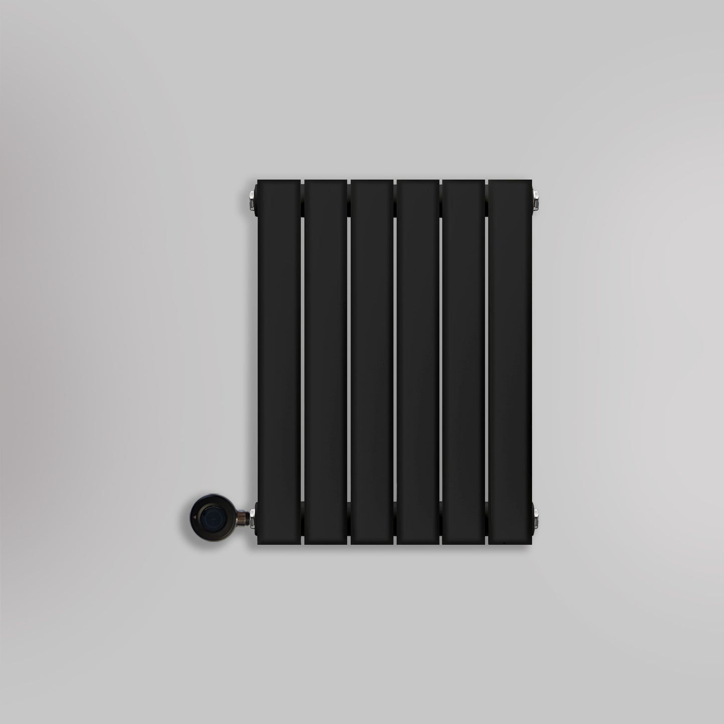 Grzejnik Elektryczny Ozdobny - Podwójny Panelowy Czarny - 560x420mm, elektryczny grzejnik pokojowy firmy Heissmann